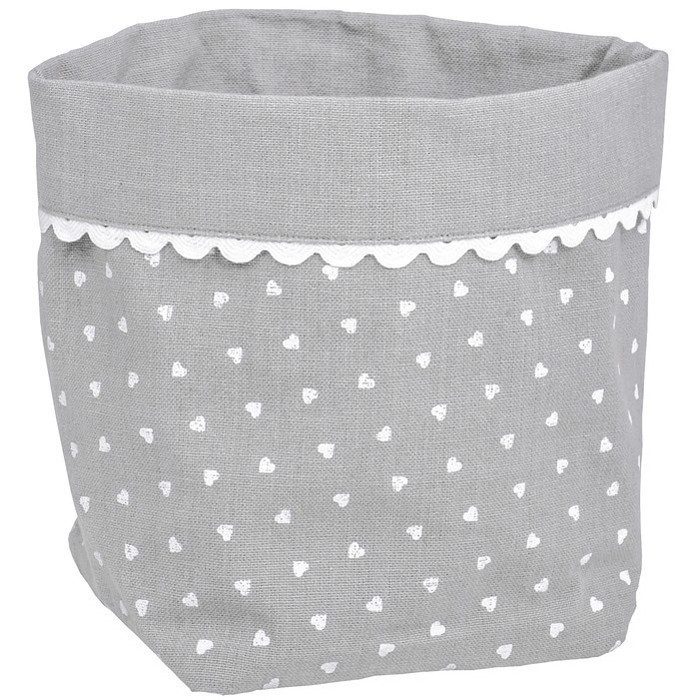 Корзинка "Матильда" серая 13x12см