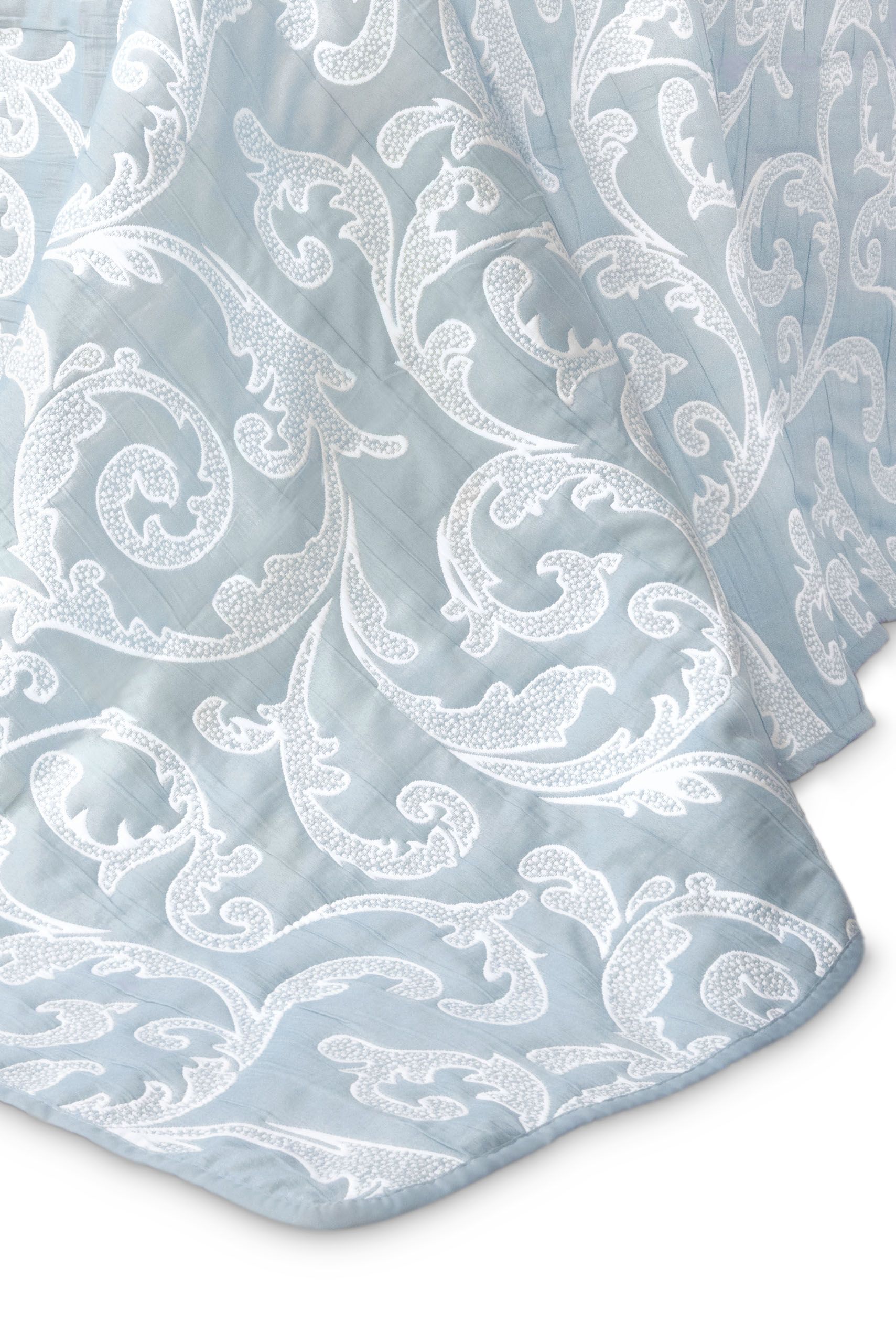 Покрывало жаккард 2-спальное "Пегас" ГОЛУБОЕ 260x260см