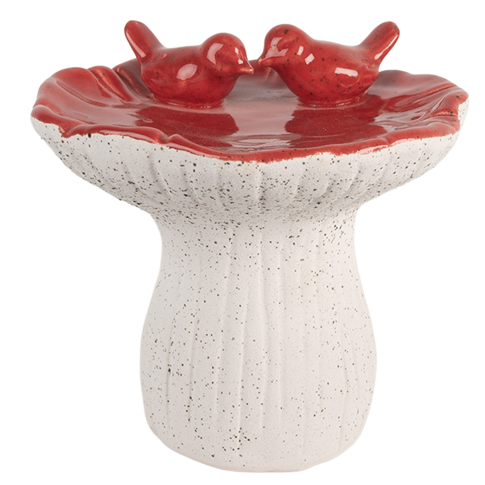 Декор "Гриб с птицами" Ø 19x18см