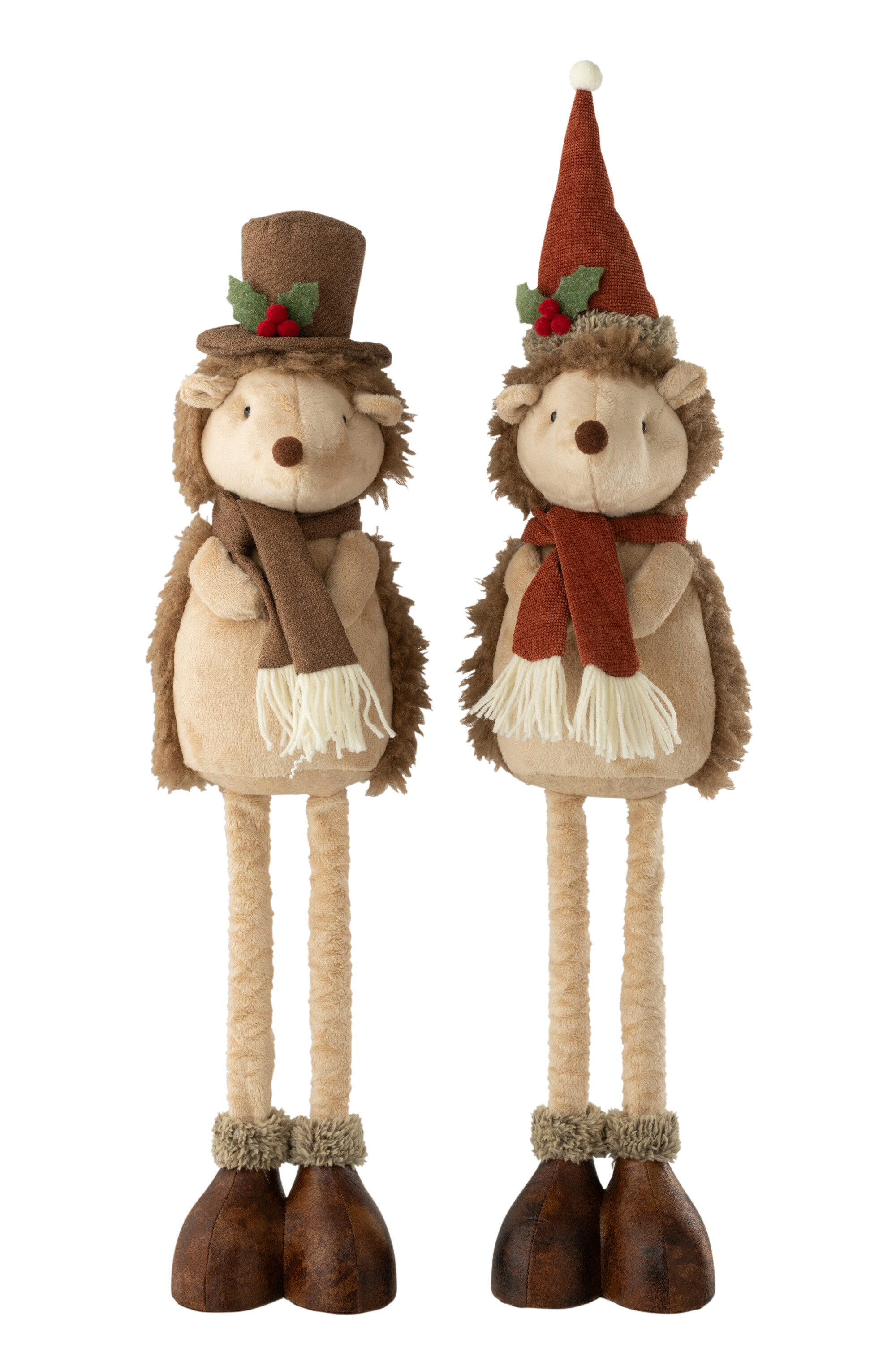 Декор "Ёжик"  малый на телескопических ногах в ассортименте 16x17x84см