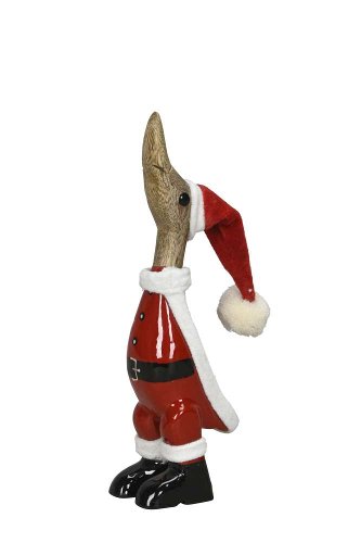 Декор "Рождественский гусь" малый 7x5xH21см