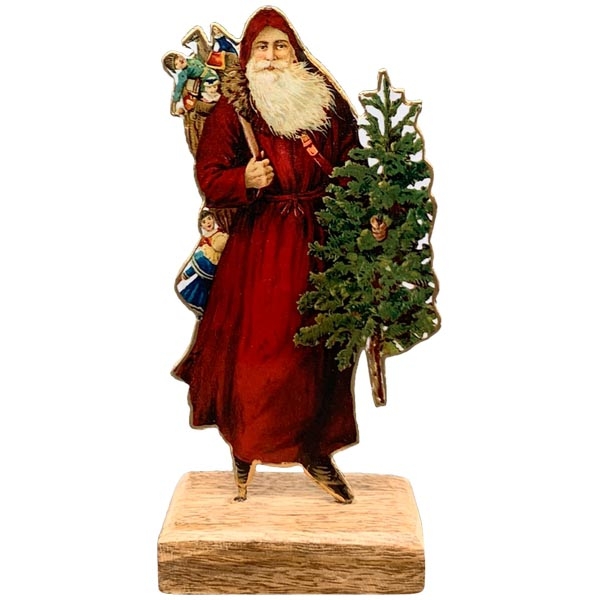Декор "Викторианский Санта" 9x5x17см