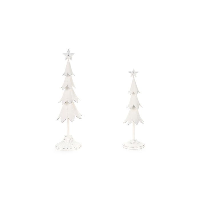 Набор из 2-х шт. Декор "Ель" 29х8х8см/39х10х10см