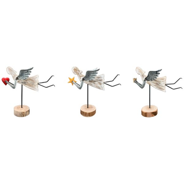 Декор "Ангел" в ассортименте 37x11x32см