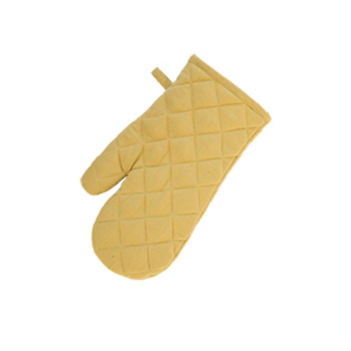 Прихватка-варежка "Симпл" желтая 19x32см