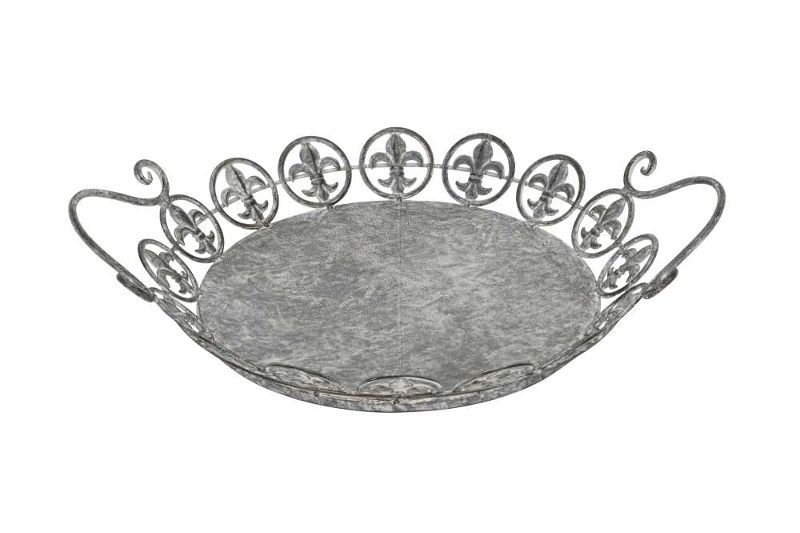 Поднос "Флёр де лиз" 23x7см + 8см ручки