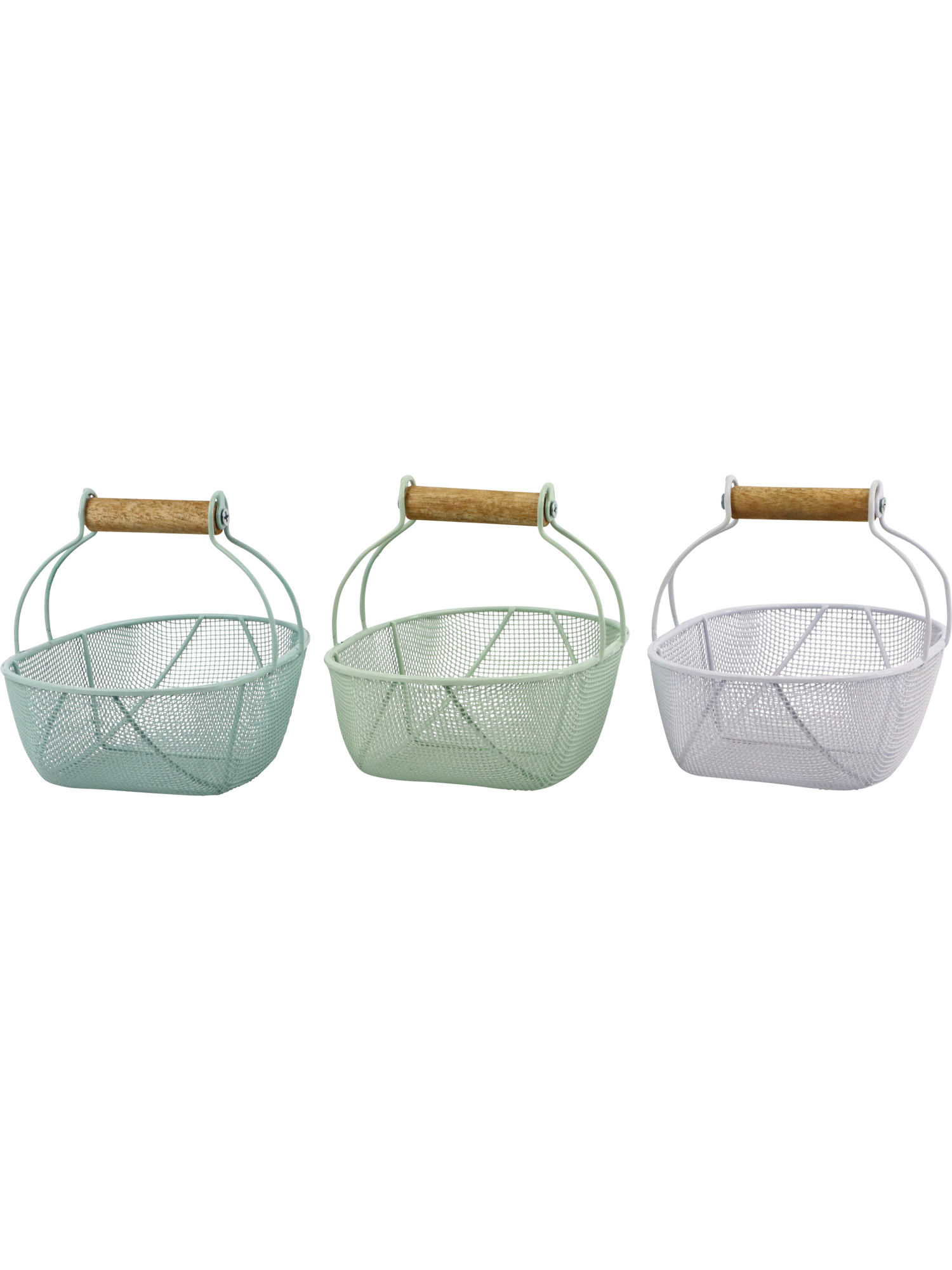 Корзинка декоративная "Шалфей" в ассортименте 16x12x13см