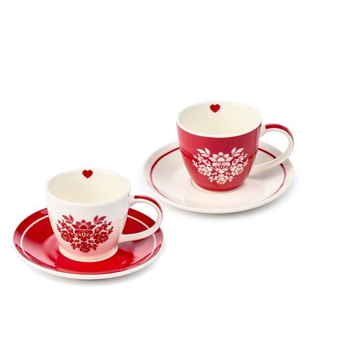 Чайная пара "Королевская" в ассортименте 8,5х12,5см