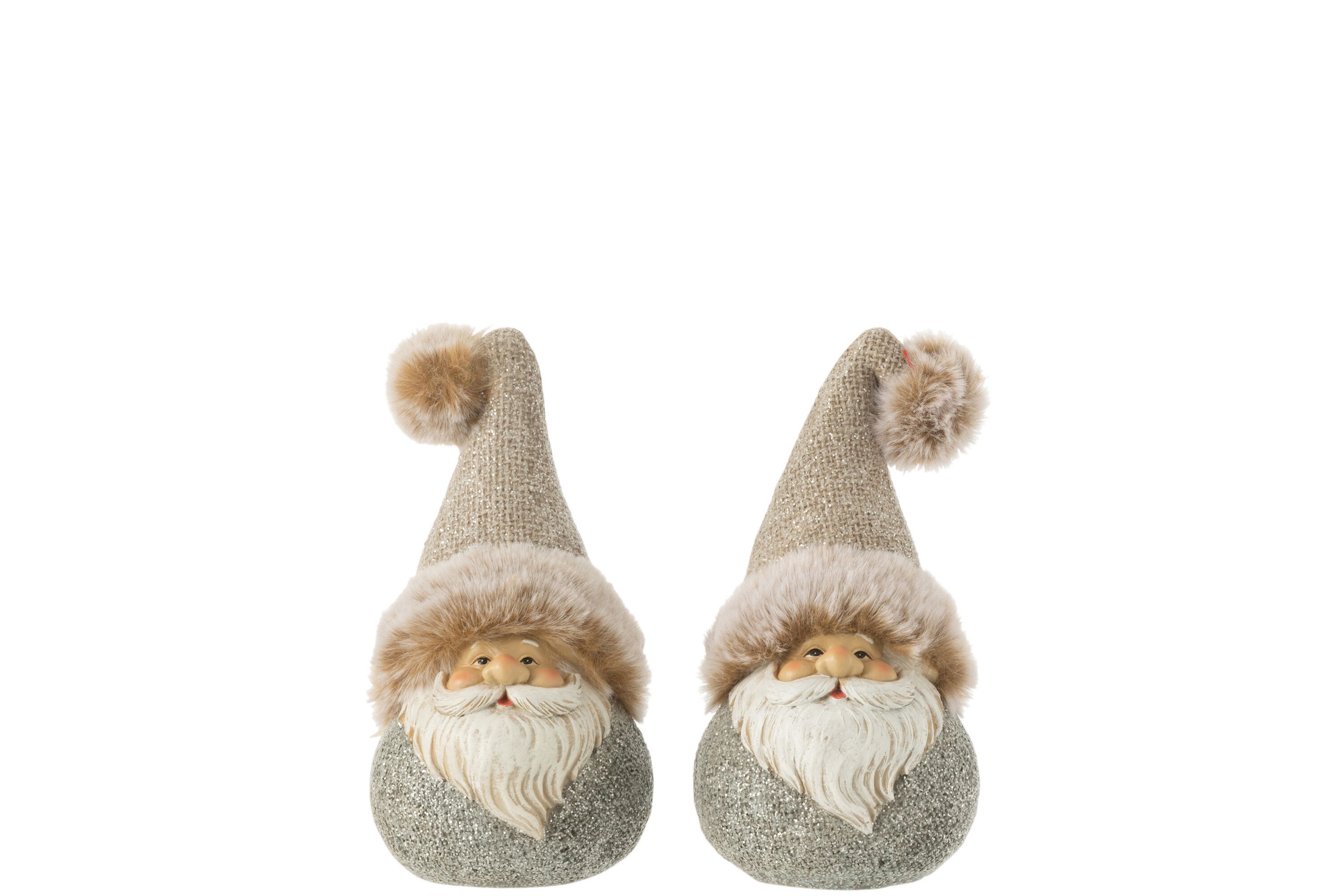 Декор "Санта" в ассортименте 8x8x16,5см