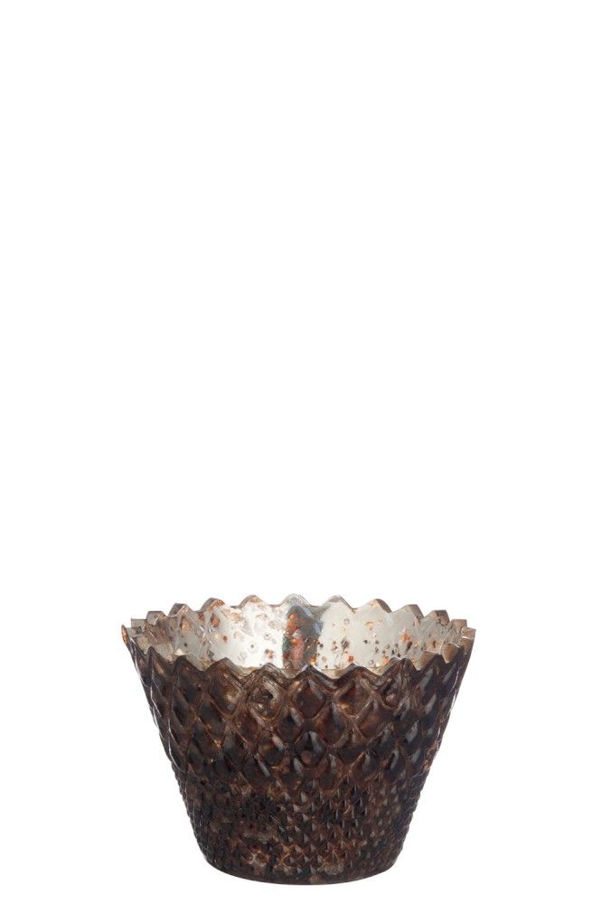 Подсвечник "Браун" 11x11x7см