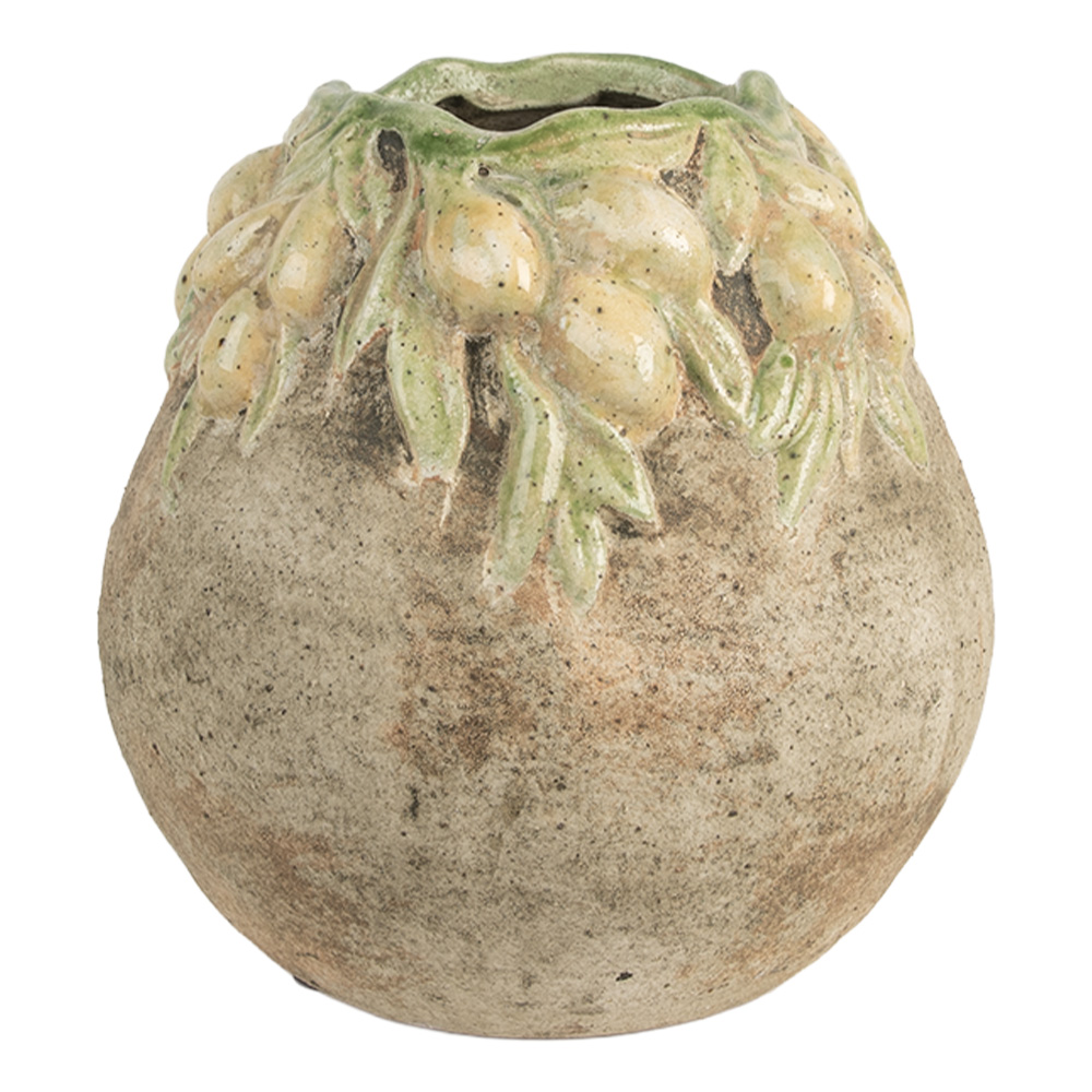 Ваза декоративная "Оливки" малая Ø 18x18см