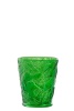 Бокал для воды "Птицы" зеленый 8,7x8,7x10,3см