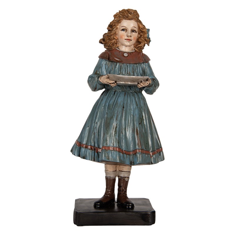 Декор "Девочка с блюдом" 15x14x31см