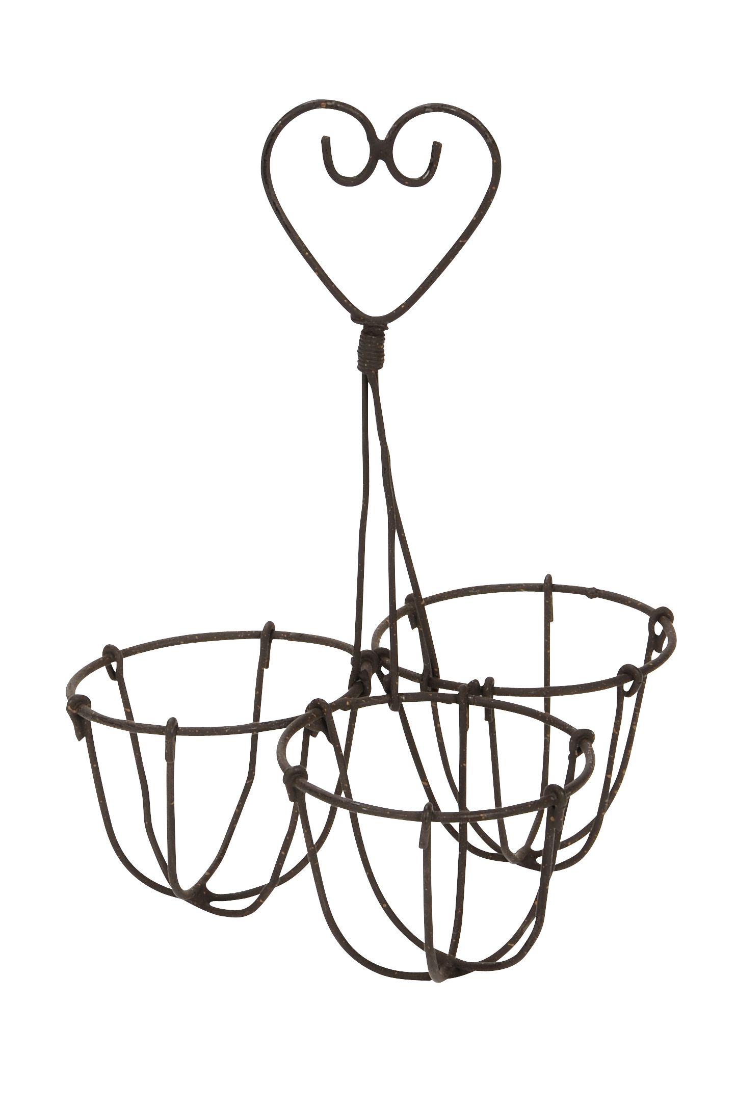 Подставка для яиц "Сердце" рустик 12x16см