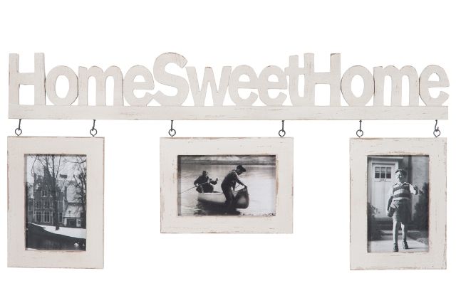 Коллаж из 3-х фоторамок "Дом Милый Дом" 30,5х2,3х62,5см