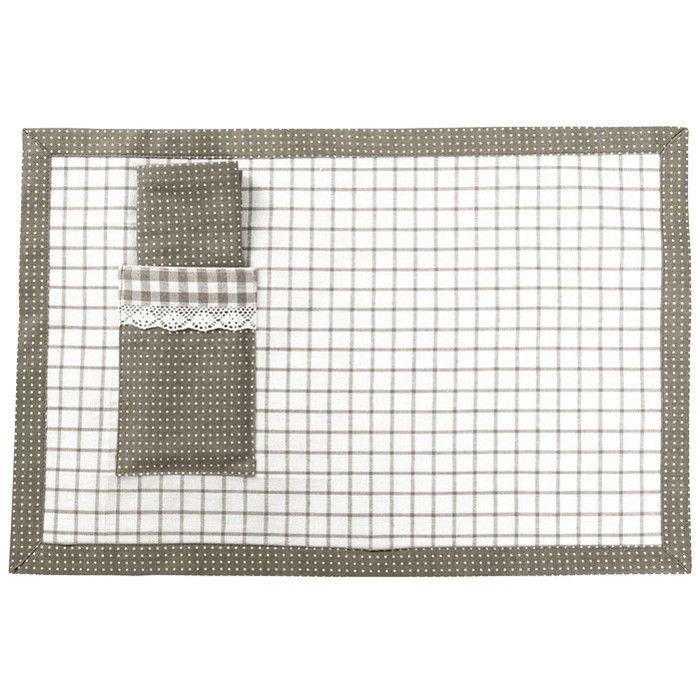 Декор для стола "Карлотта" беж 33х50см