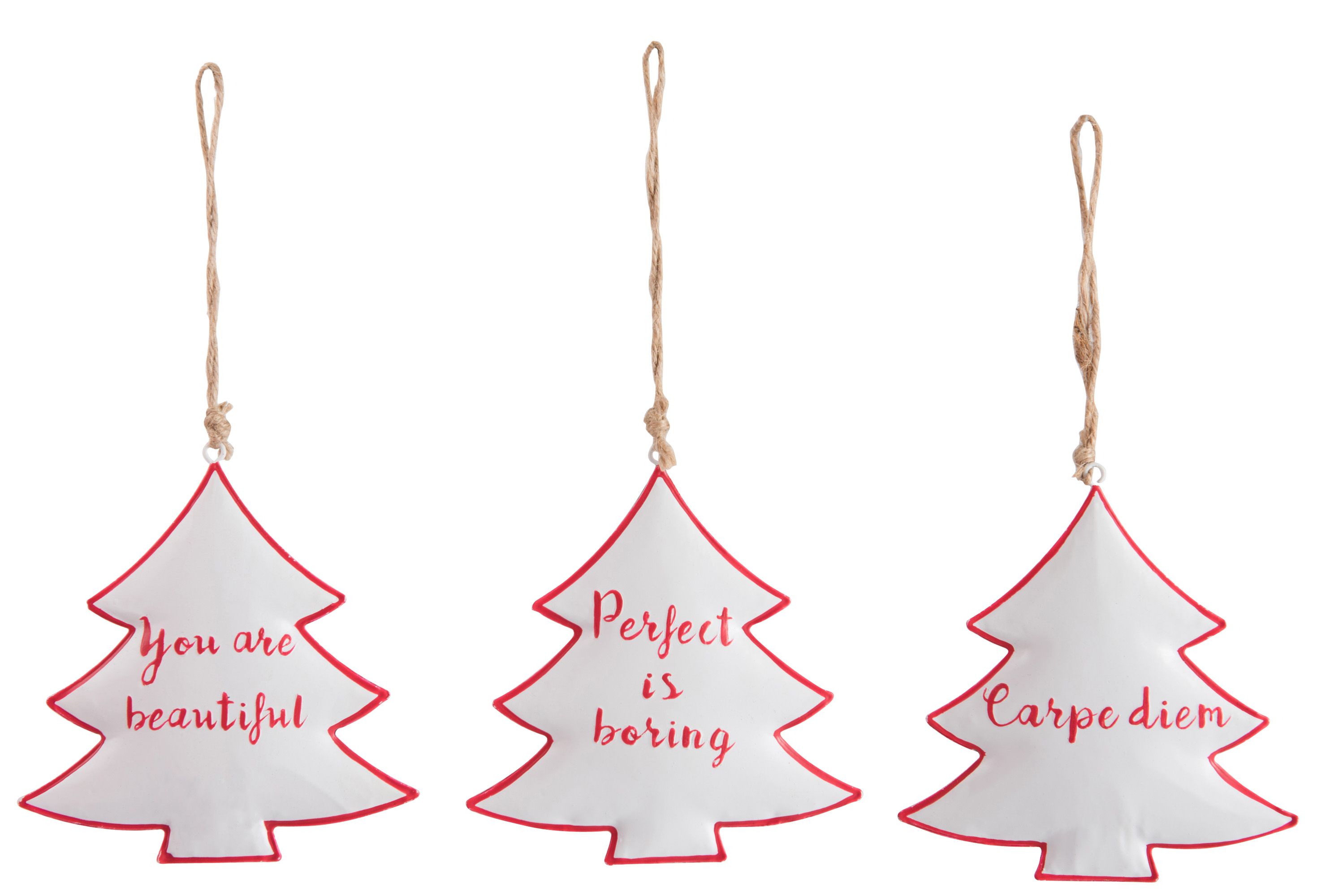 Декор подвесной "Елочка" в ассортименте 12,5x11,5x1,6см