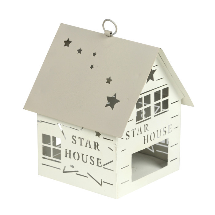 Подсвечник "Домик" 14x14x2см