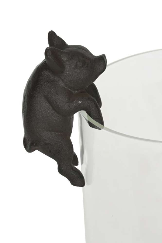Декор "Свинка-зацепер" 3,5x4,5xH8,5см