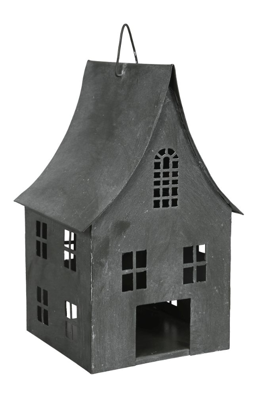 Подсвечник" Зеленый домик" большой 20x21xH35см + 4,5см подвес