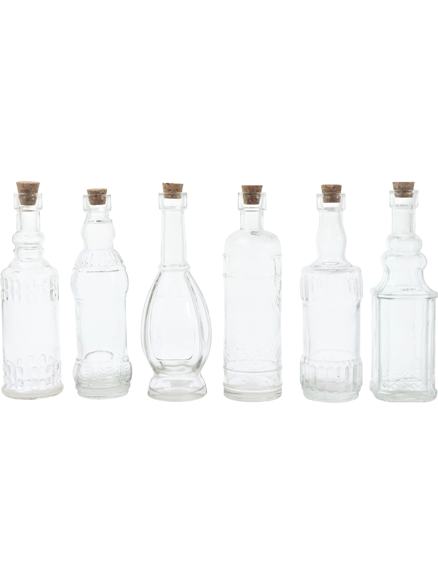 Бутылочка декоративная "Сиена" в ассортименте 5x17,5/5x17/ 5,5x18/5,0x17,5см