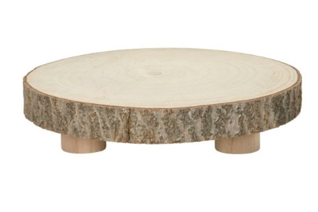 Подставка декоративная "Спил" большая D30xH7см