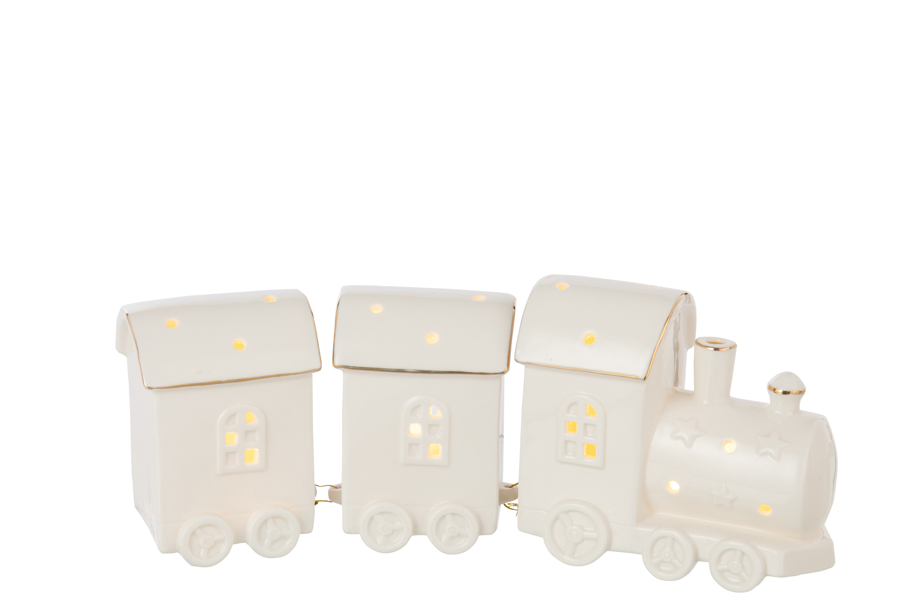 Декор  светодиодный "Паровоз" 30,5x7x12см