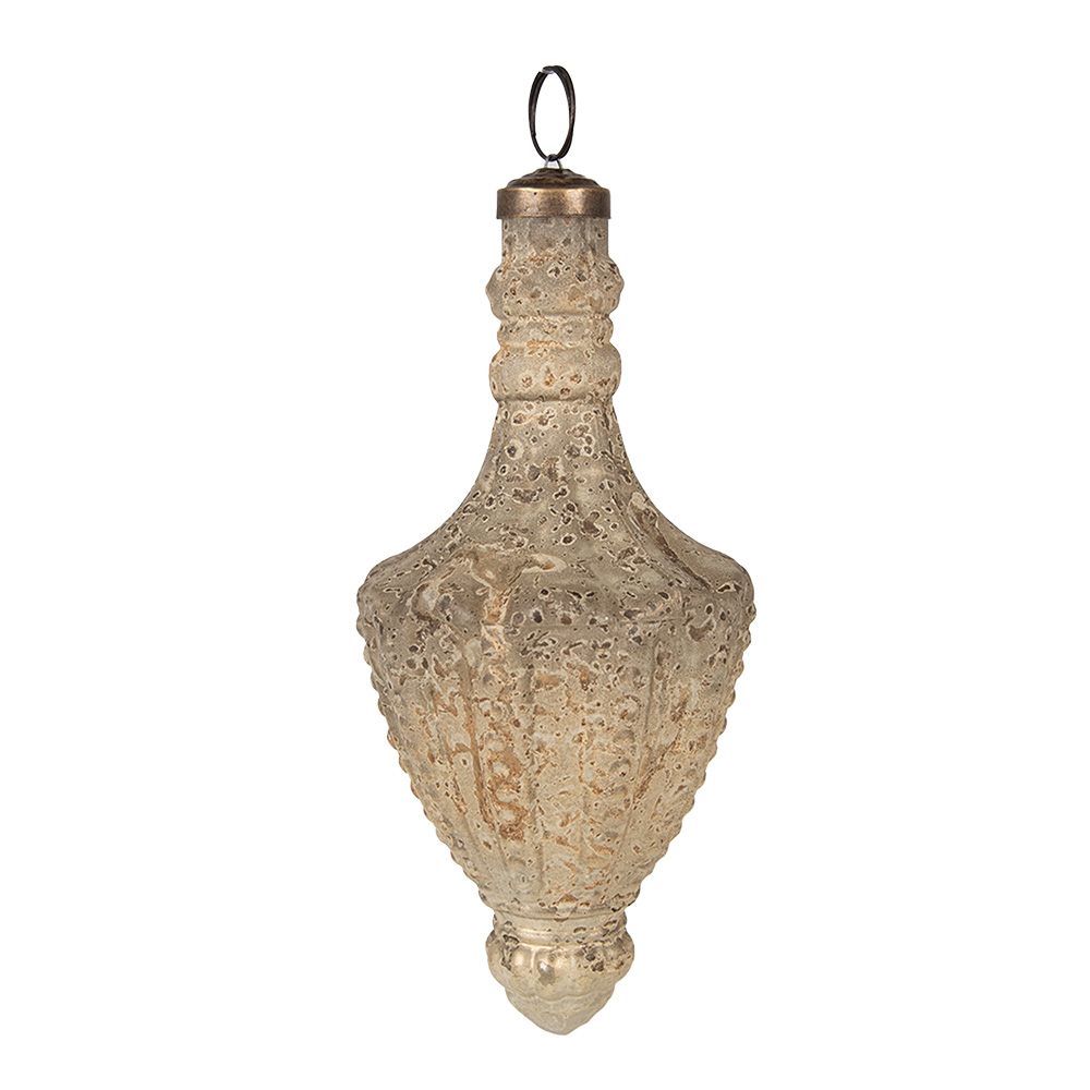 Елочное украшение "Античная пика" Ø 7x15см