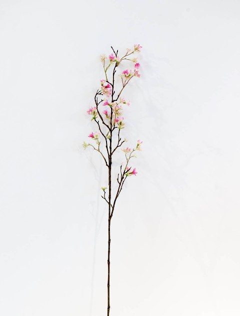 Ветка гептакодиума розовая 101см