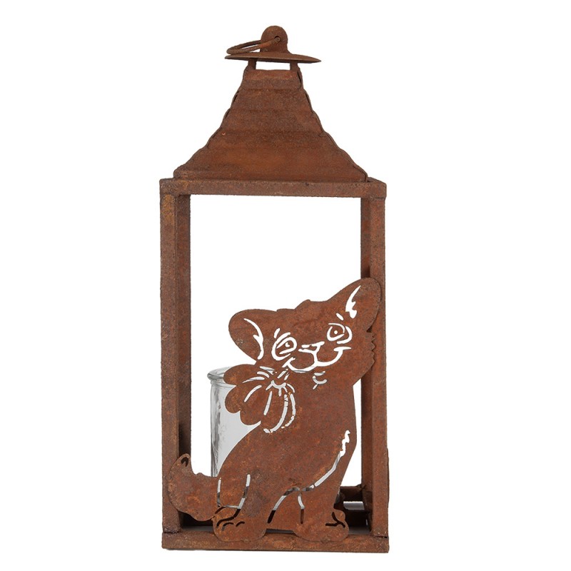 Подсвечник "Кот с бантом" 15x15x37см