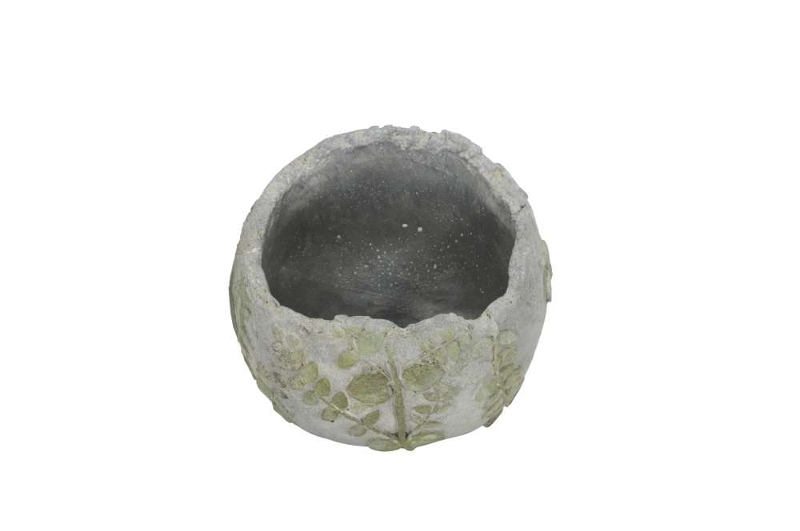 Кашпо "Зеленые цветы" D14,5xH13,5см