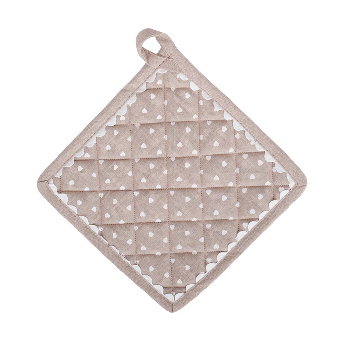 Прихватка "Матильда" беж 20x20см