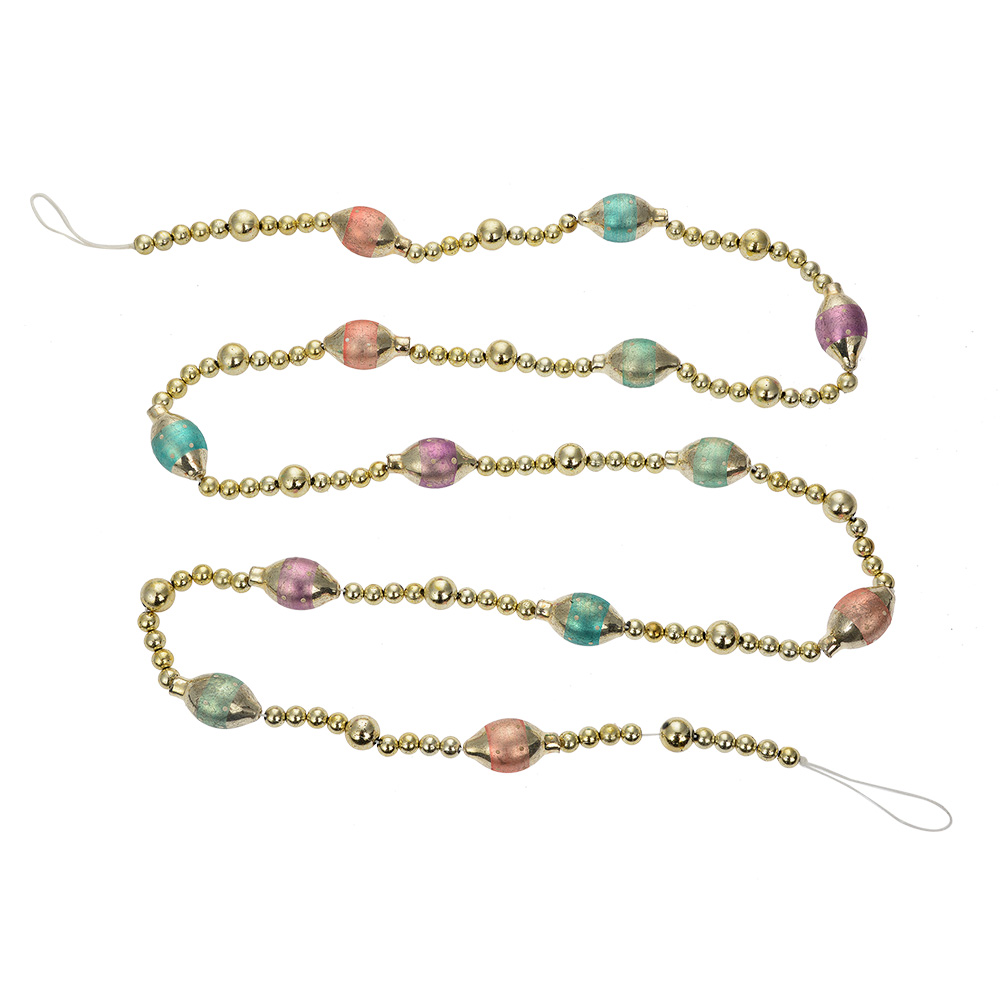 Гирлянда "Бусы.Ретро" пастель Ø 2x180см