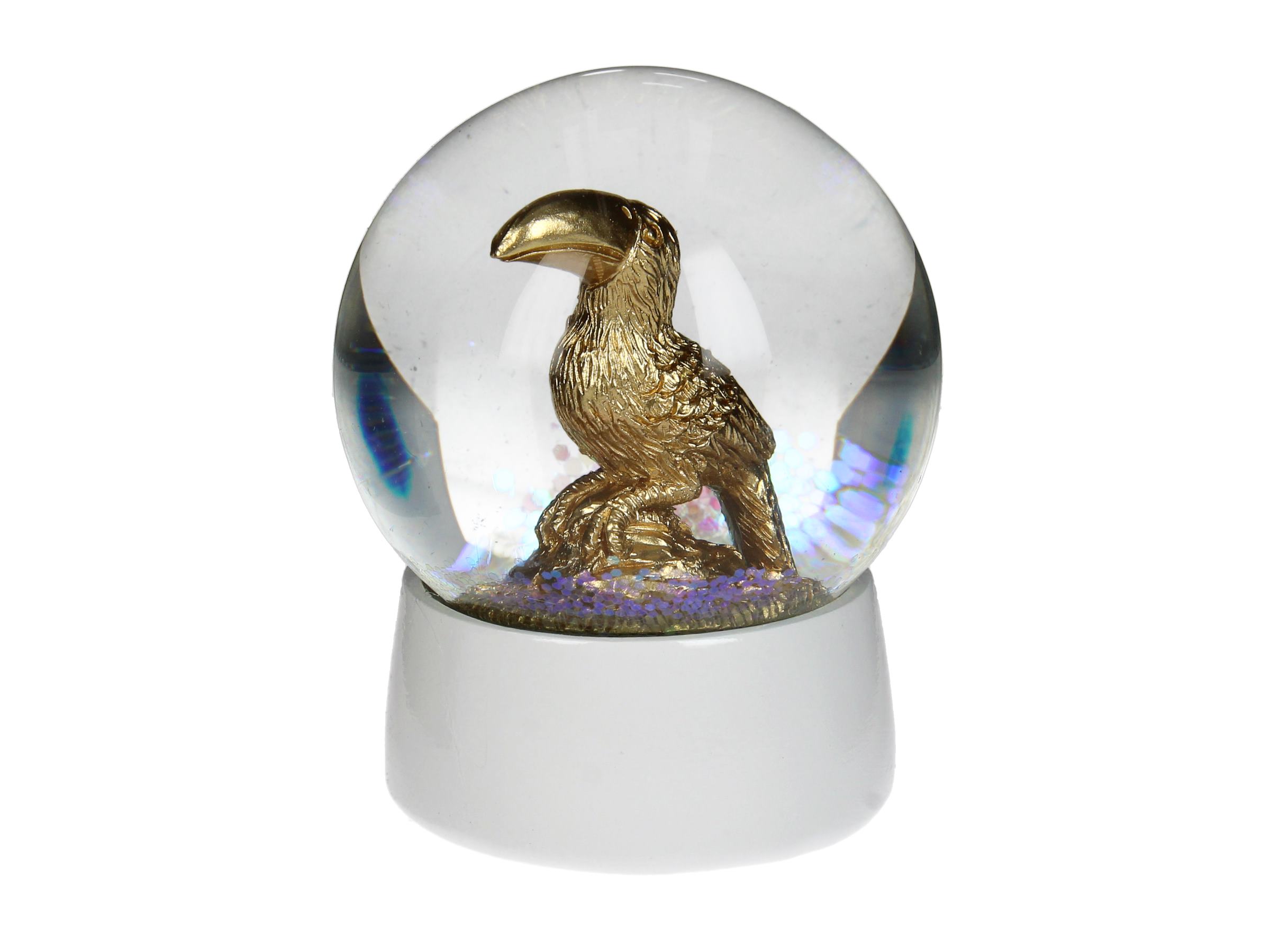 Декор "Снежный шар -Тукан" 6,5см