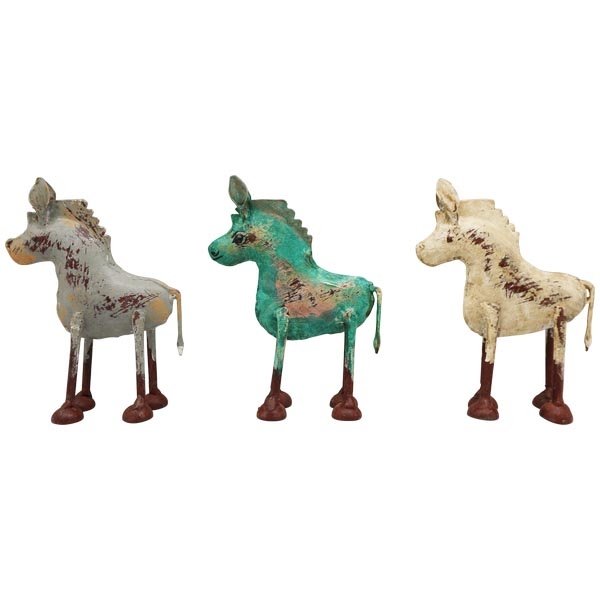 Декор "Античный ослик" в ассортименте 13x4x17см