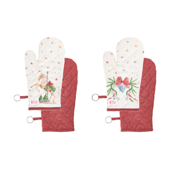 Прихватка-варежка "Лошадка/Подкова-карусель Амели" в ассортименте  19x32см