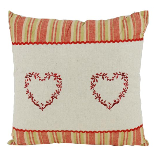 Подушка декоративная "Сердце" 40х40см