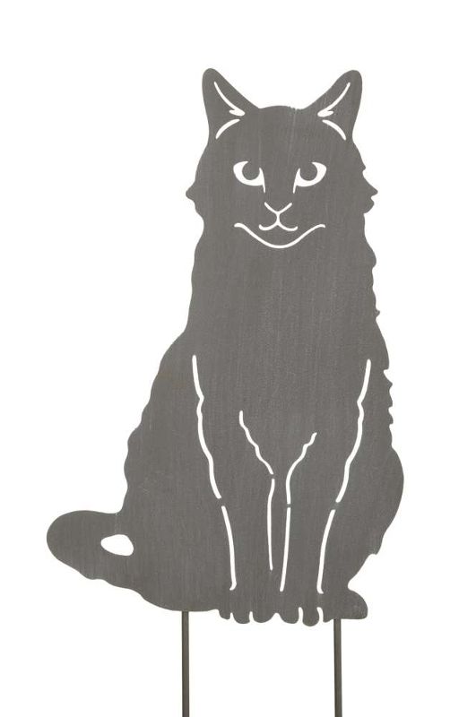 Декор "Кот" 19,5x30см + 12см штекер