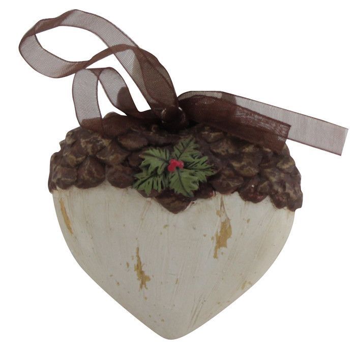 Декор подвесной "Сердечко" 7 см