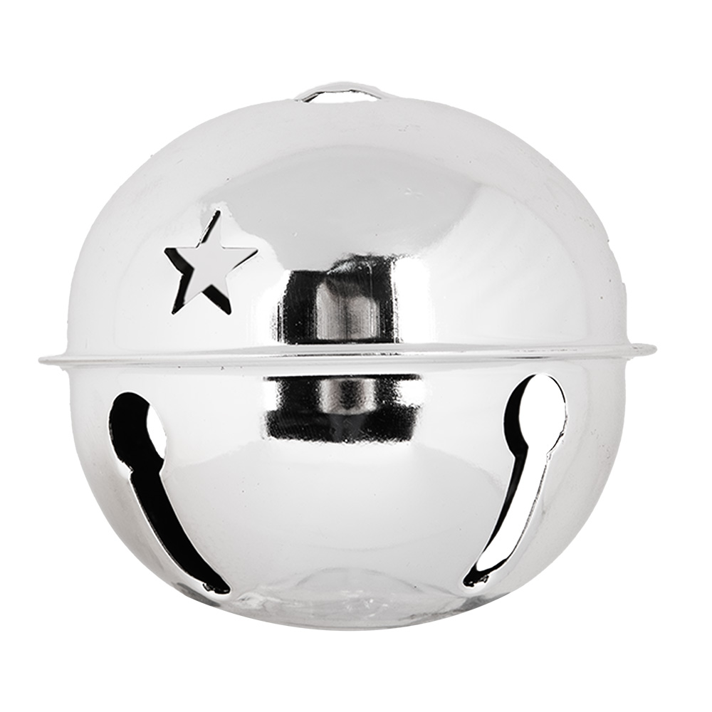 Декор "Серебряный Бубенец" большой  Ø 14x12 см