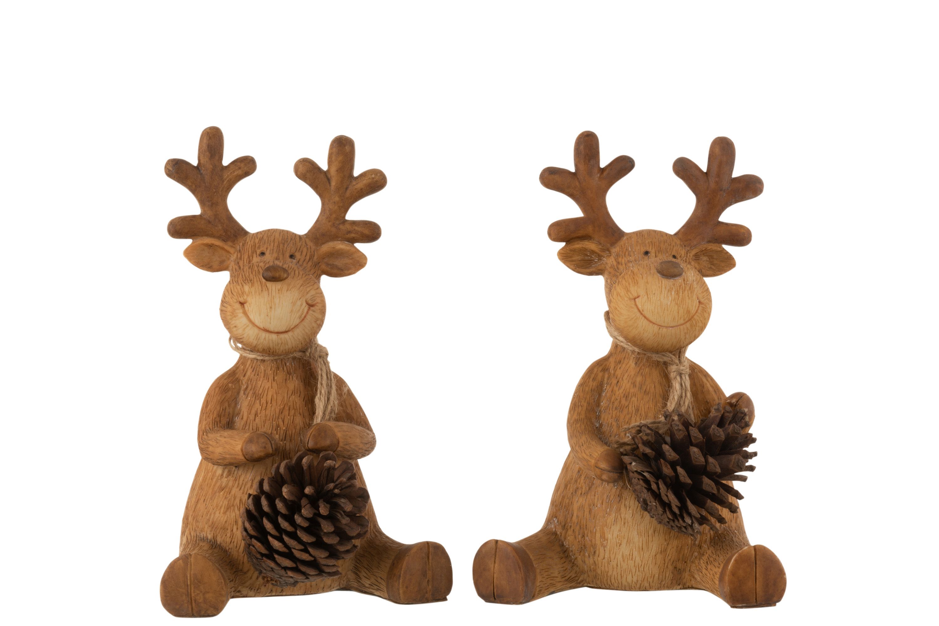 Декор "Лось" в ассортименте 14x13x21см