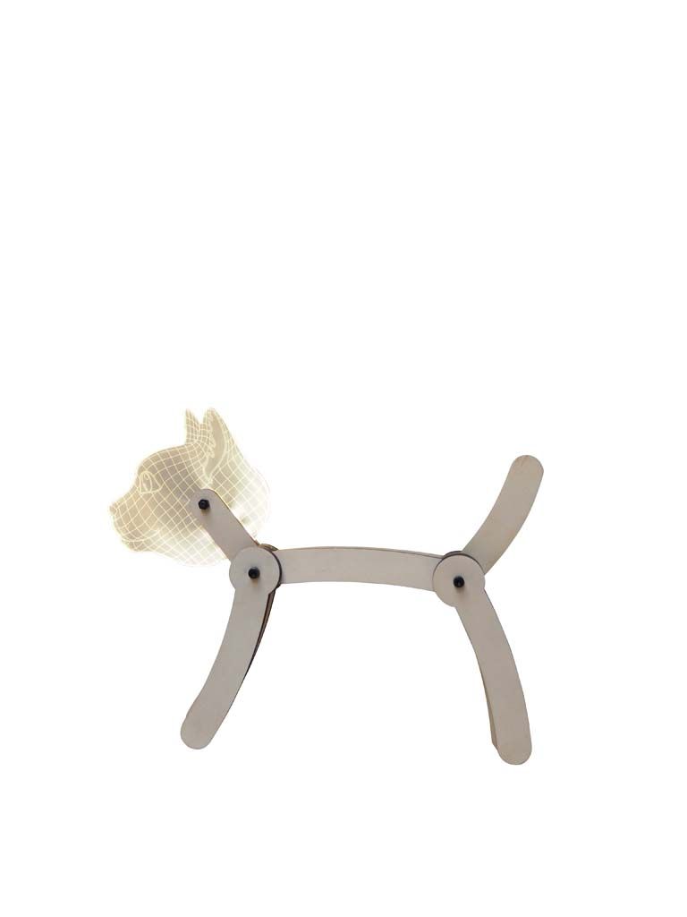 Светильник светодиодный "Кот" 17х6х21см