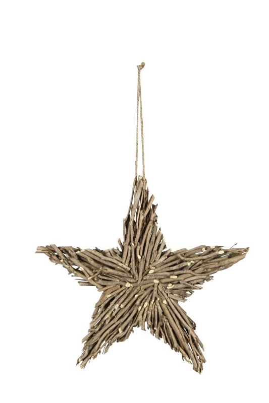 Декор подвесной "Звезда" 40x5xH40см + 20см подвес