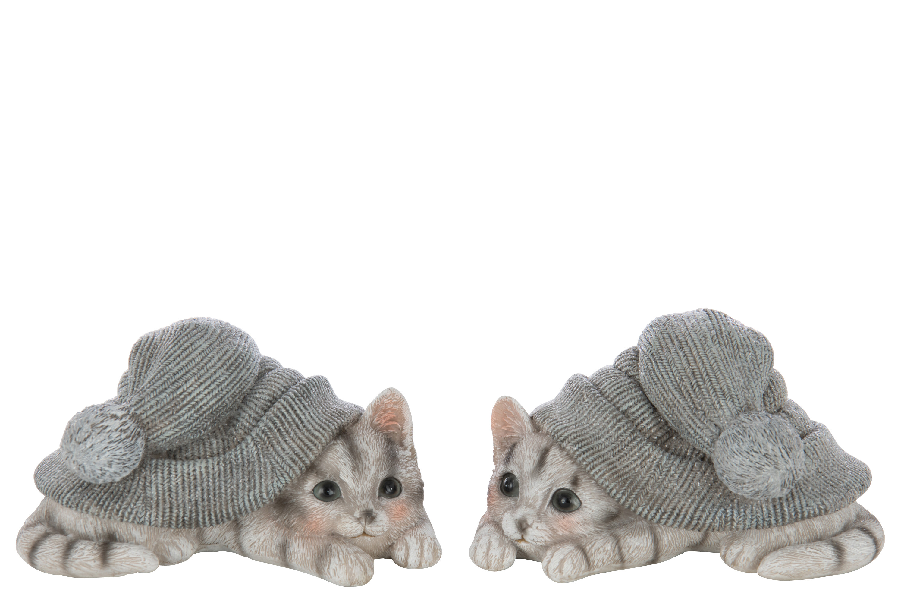 Декор "Котенок в шапке" в ассортименте 18x12,5x9,5см