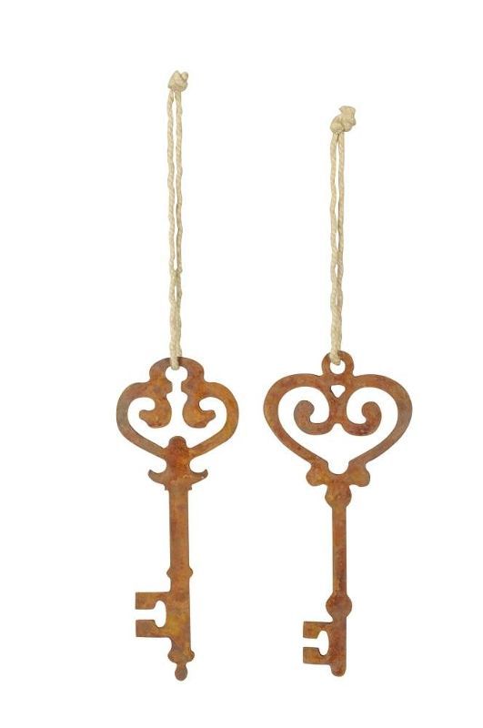 Декор подвесной "Ключ" в ассортименте 25x11,5см/24,5x9,5см + 20см подвес