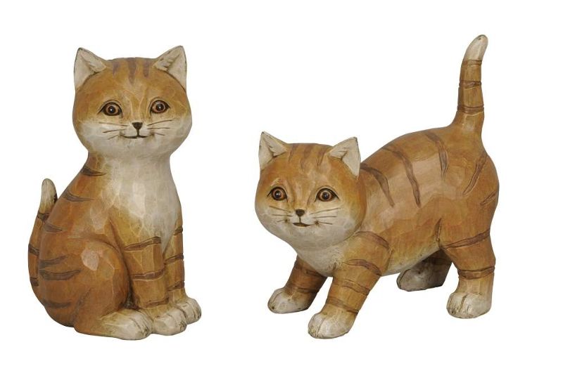 Декор "Котик" в ассортименте 13x10x20см / 18x10x18,5см