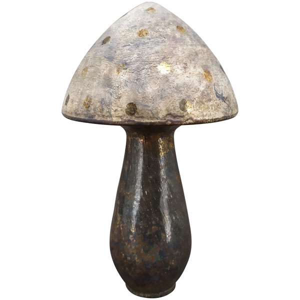 Декор "Гриб" антик большой 12x12x18см