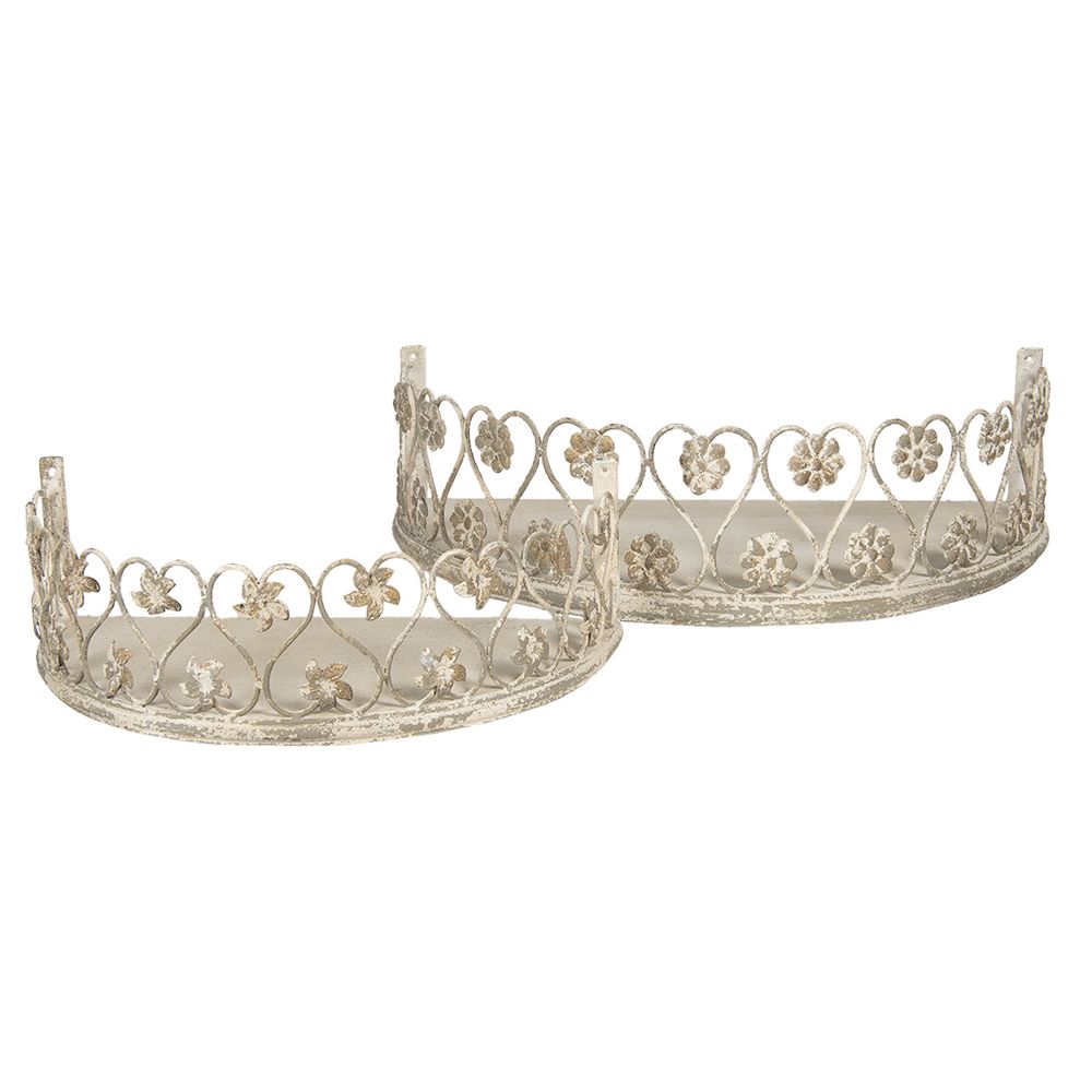 Набор из 2-х полок "Жермен" 63х33х18 / 47х22х15 см