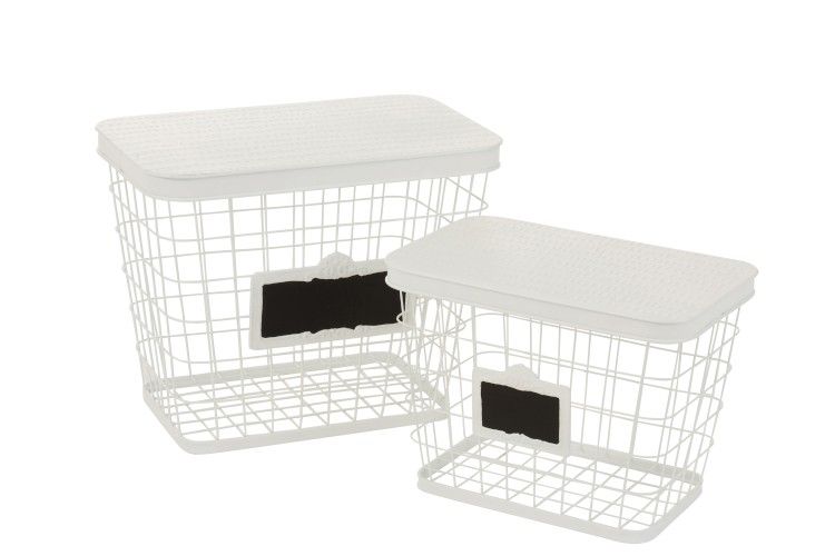 Набор из 2-х корзин "Бланка" 26х23х36см/35х28х43см
