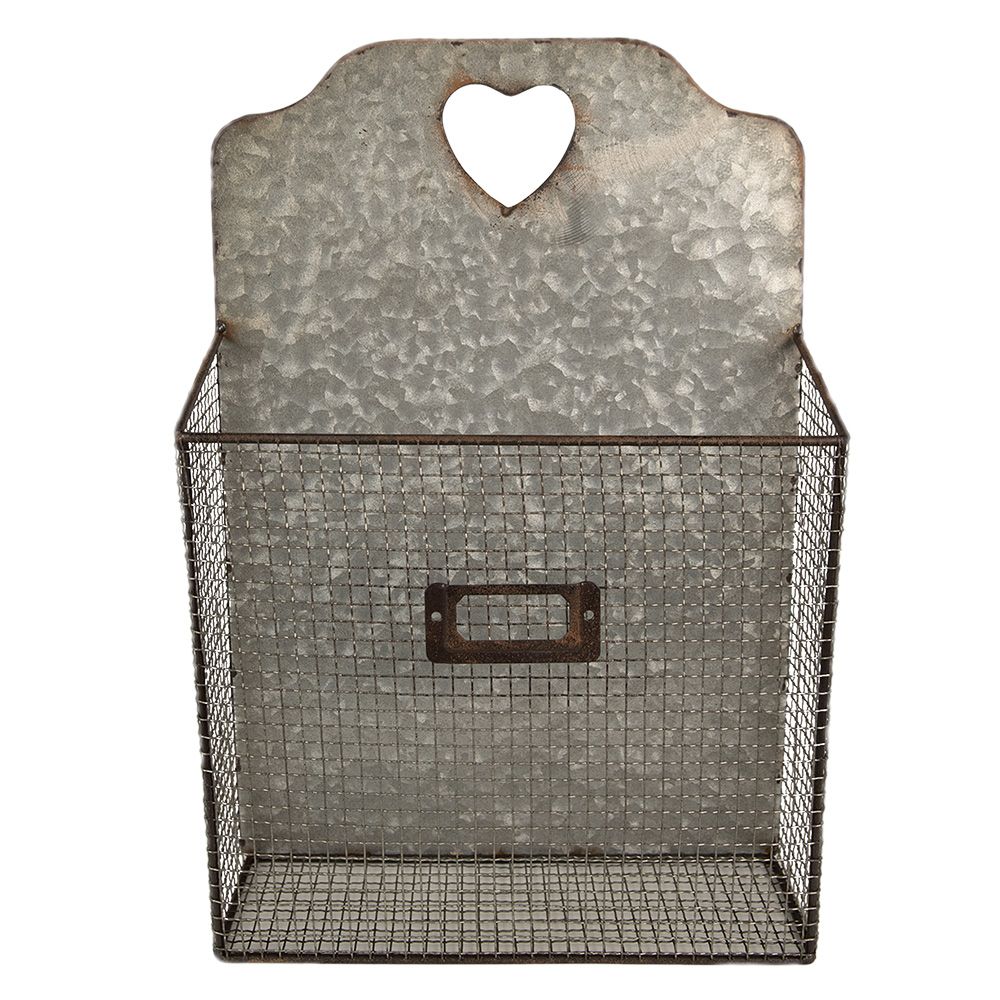 Газетница "Сердечко" 25x10x38см